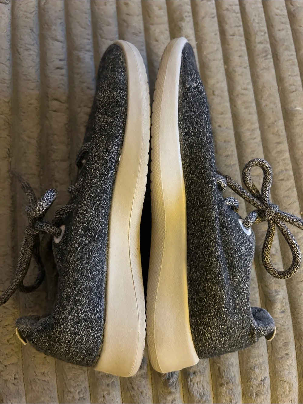 Allbirds Women's Grey Running Shoes Trainers Size 7 Charcoal Good Condition